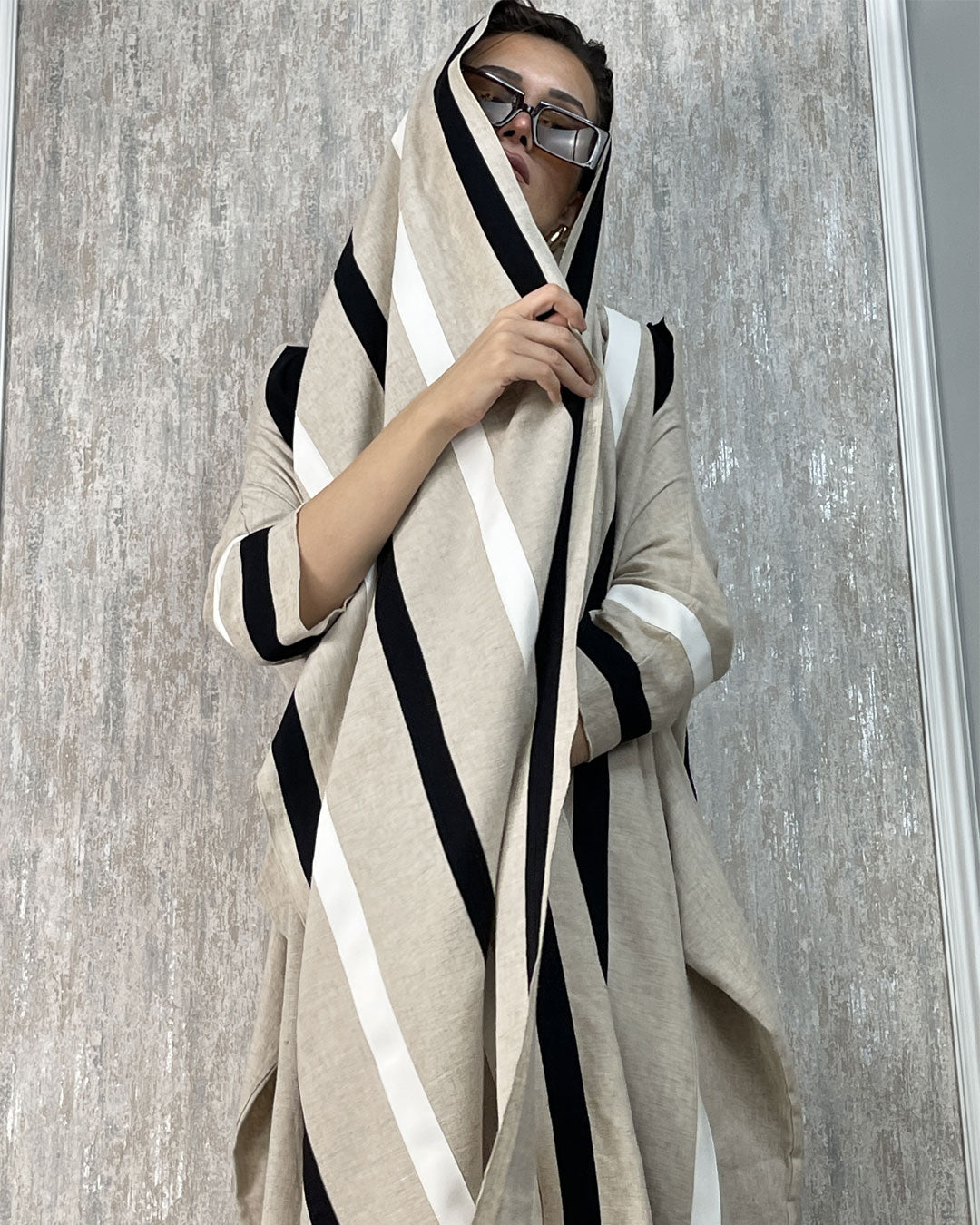 Burcu Aslan Dress TINOLA DRESS & SHAWL SET