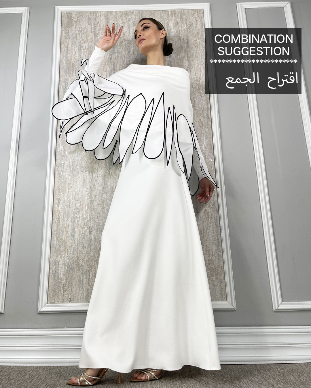 Burcu Aslan Dress PEKA LIMITED EDITION FLEXIBLE CLOAK-BLOUSE