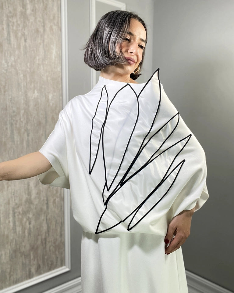 Burcu Aslan Blouse PELE OVERSIZE FLEXIBLE BLOUSE