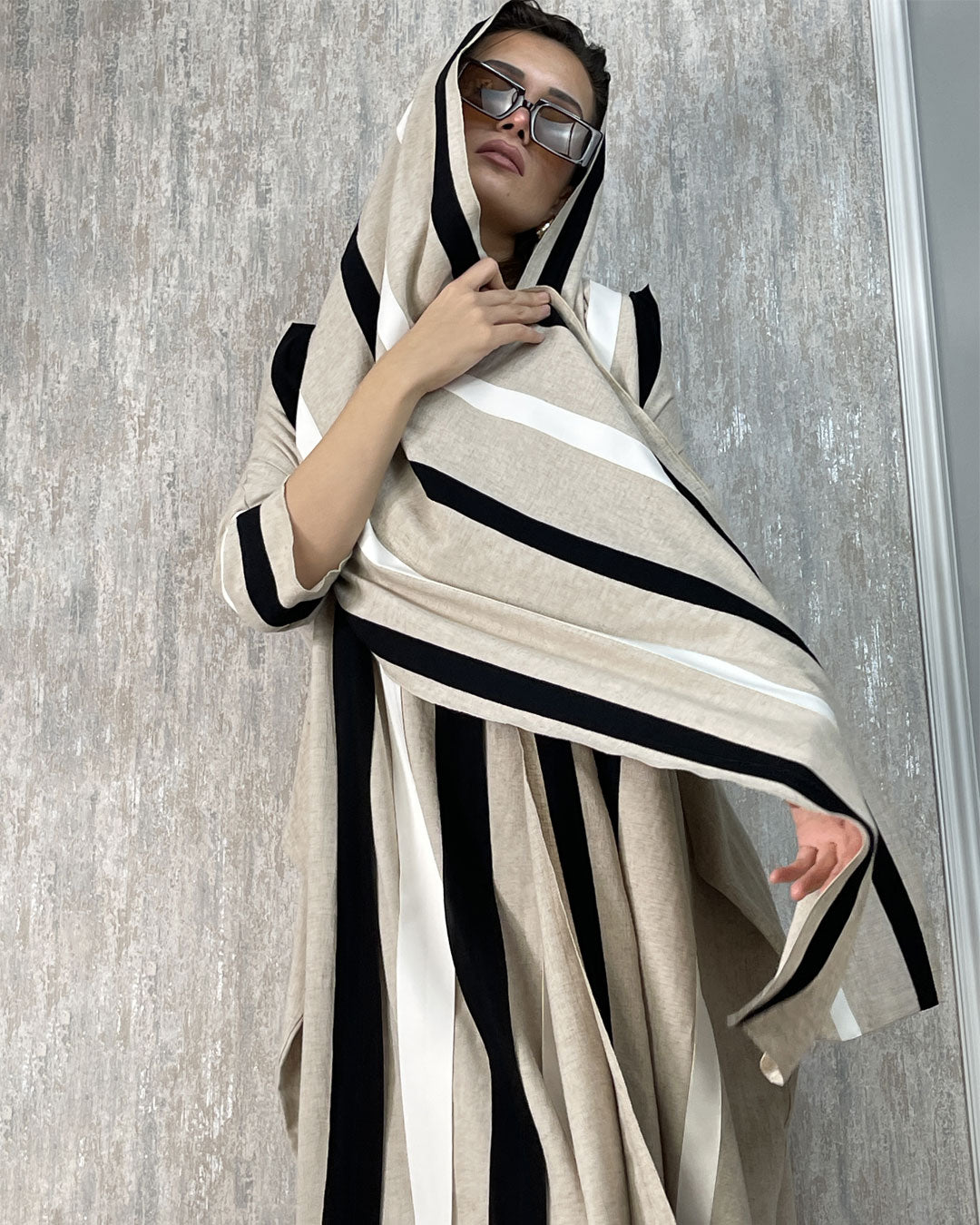Burcu Aslan Dress TINOLA DRESS & SHAWL SET