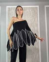 Burcu Aslan Blouse GORMA LIMITED EDITION FLEXIBLE CLOAK-BLOUSE