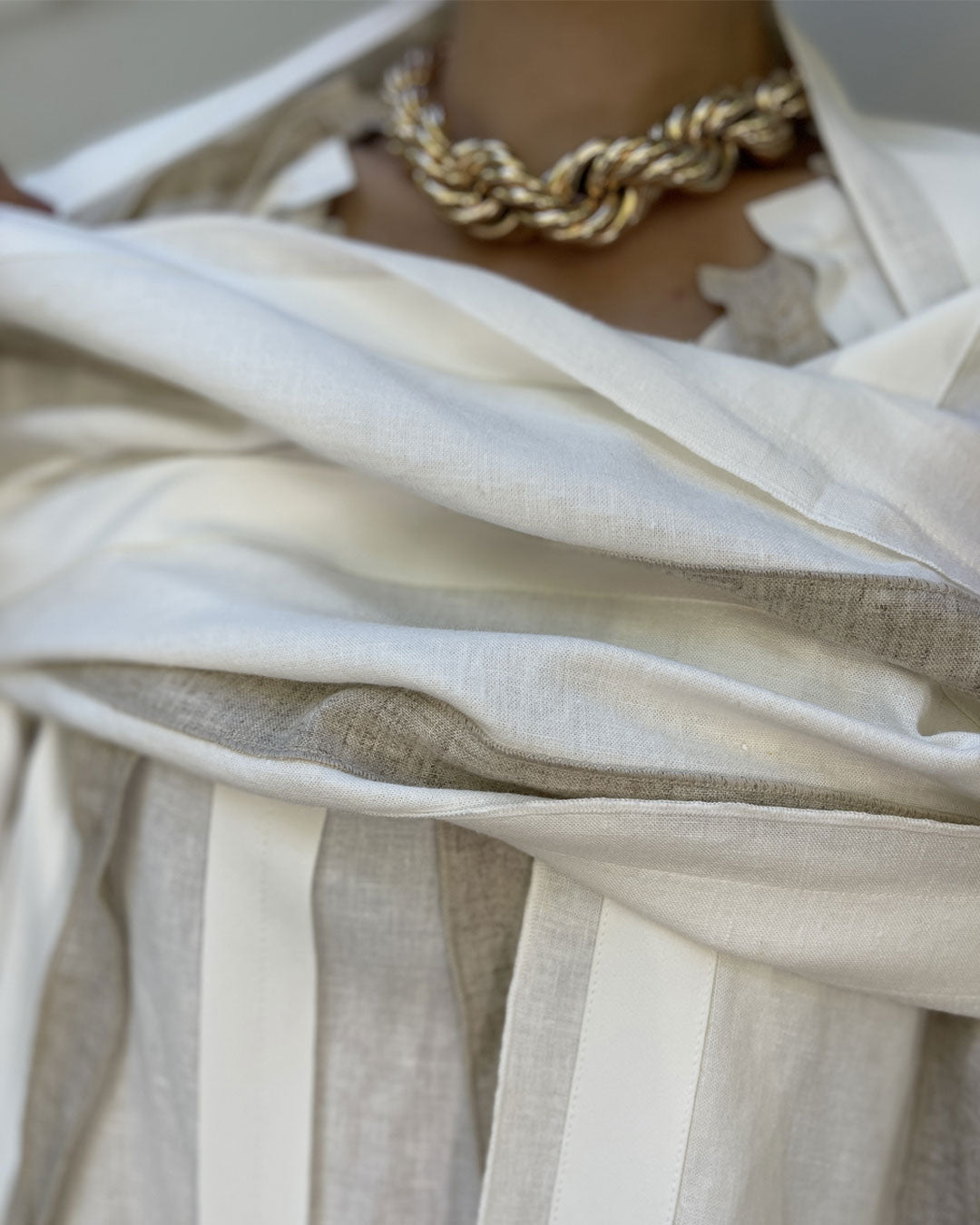 Burcu Aslan Dress OBU LINEN DRESS