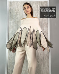 Burcu Aslan Blouse BAN LIMITED EDITION FLEXIBLE CLOAK -BLOUSE