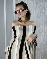 Burcu Aslan Dress TINOLA DRESS & SHAWL SET
