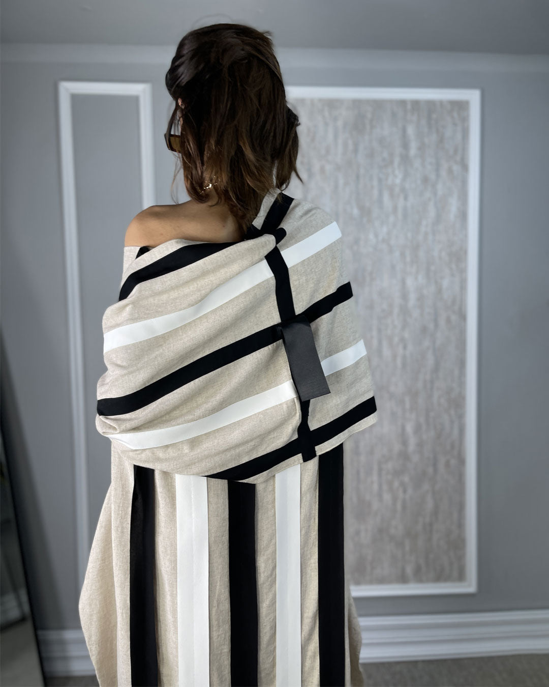 Burcu Aslan Dress TINOLA DRESS & SHAWL SET