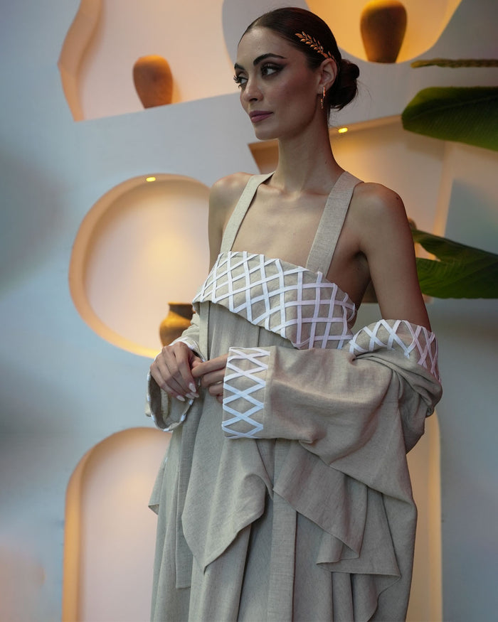 Burcu Aslan Dress TAYE LINEN DRESS
