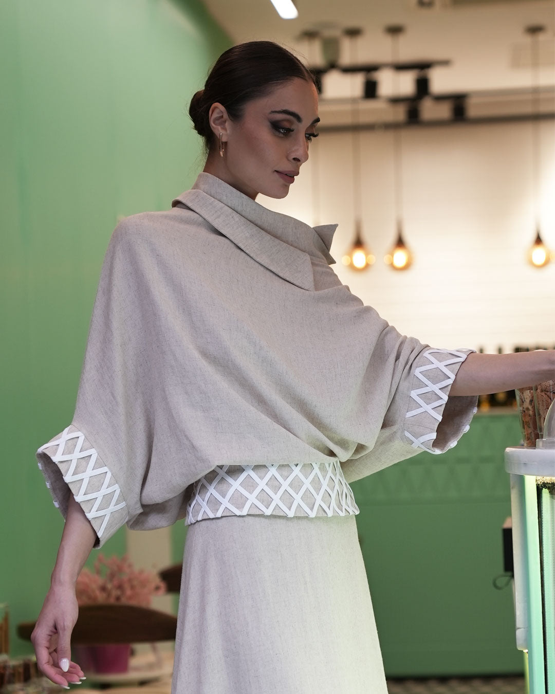 Burcu Aslan Blouse PREO LINEN BLOUSE