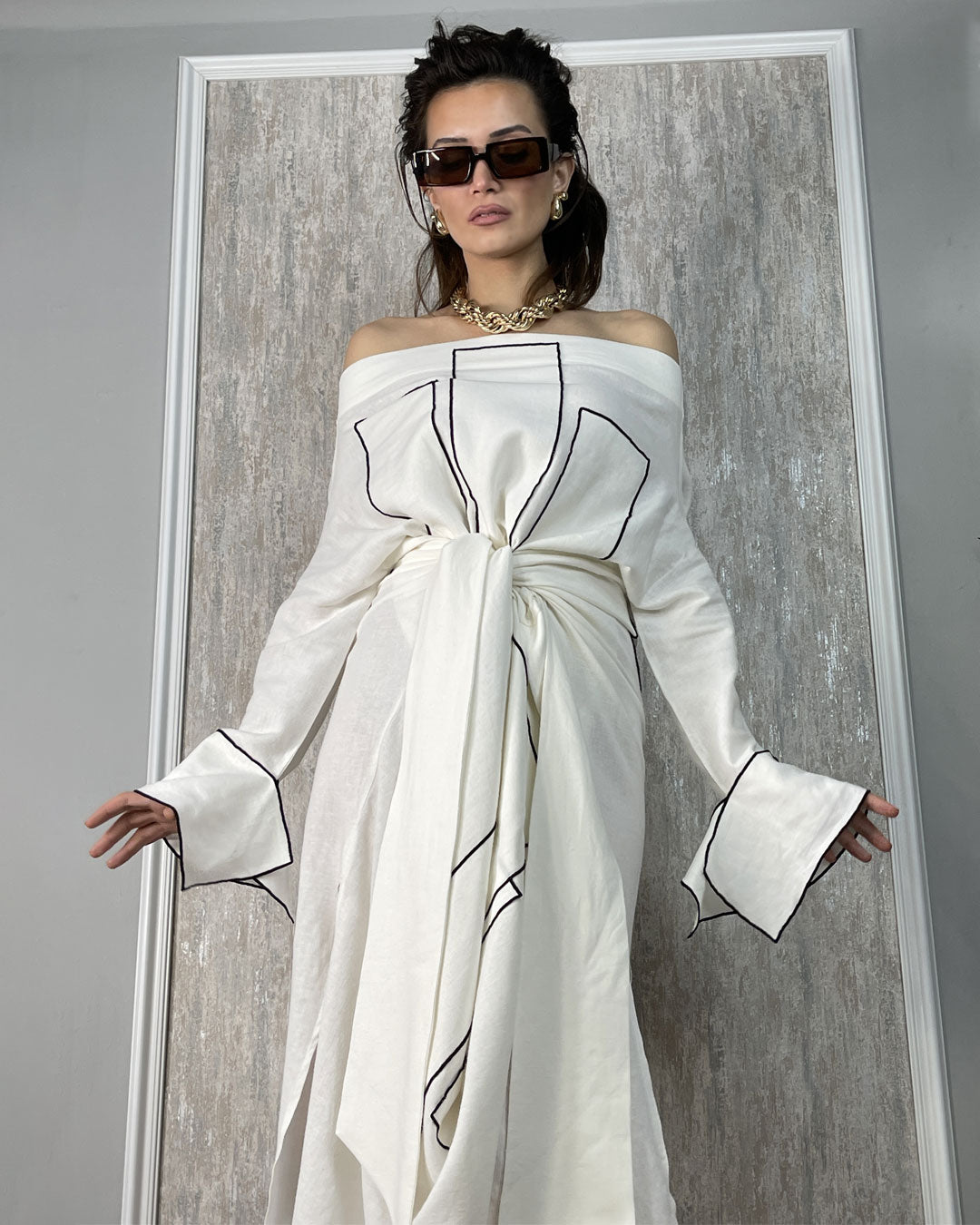 burcuaslan Dress SUZI LINEN DRESS