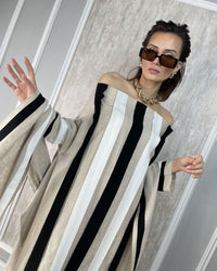 Burcu Aslan Dress TINOLA DRESS & SHAWL SET