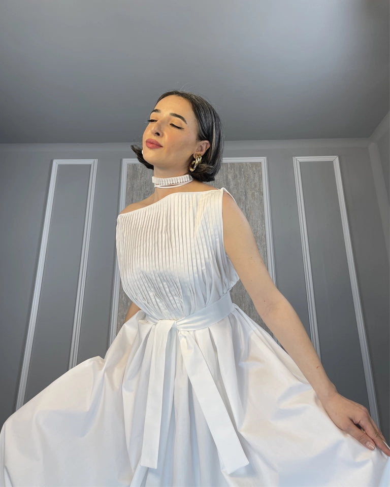 Burcu Aslan Dress UMO COTTON DRESS