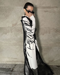 Burcu Aslan Dress OTE MESH FULL LENGTH TOP DRESS