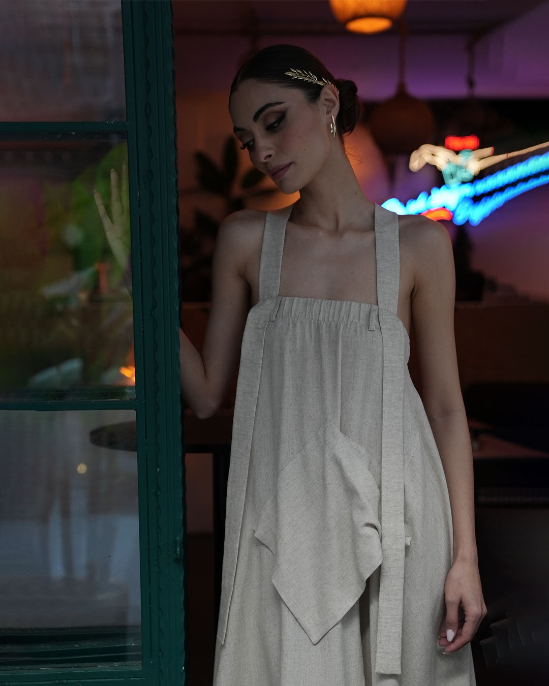 Burcu Aslan Dress TAYE LINEN DRESS