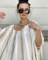 Burcu Aslan Dress OBU LINEN DRESS