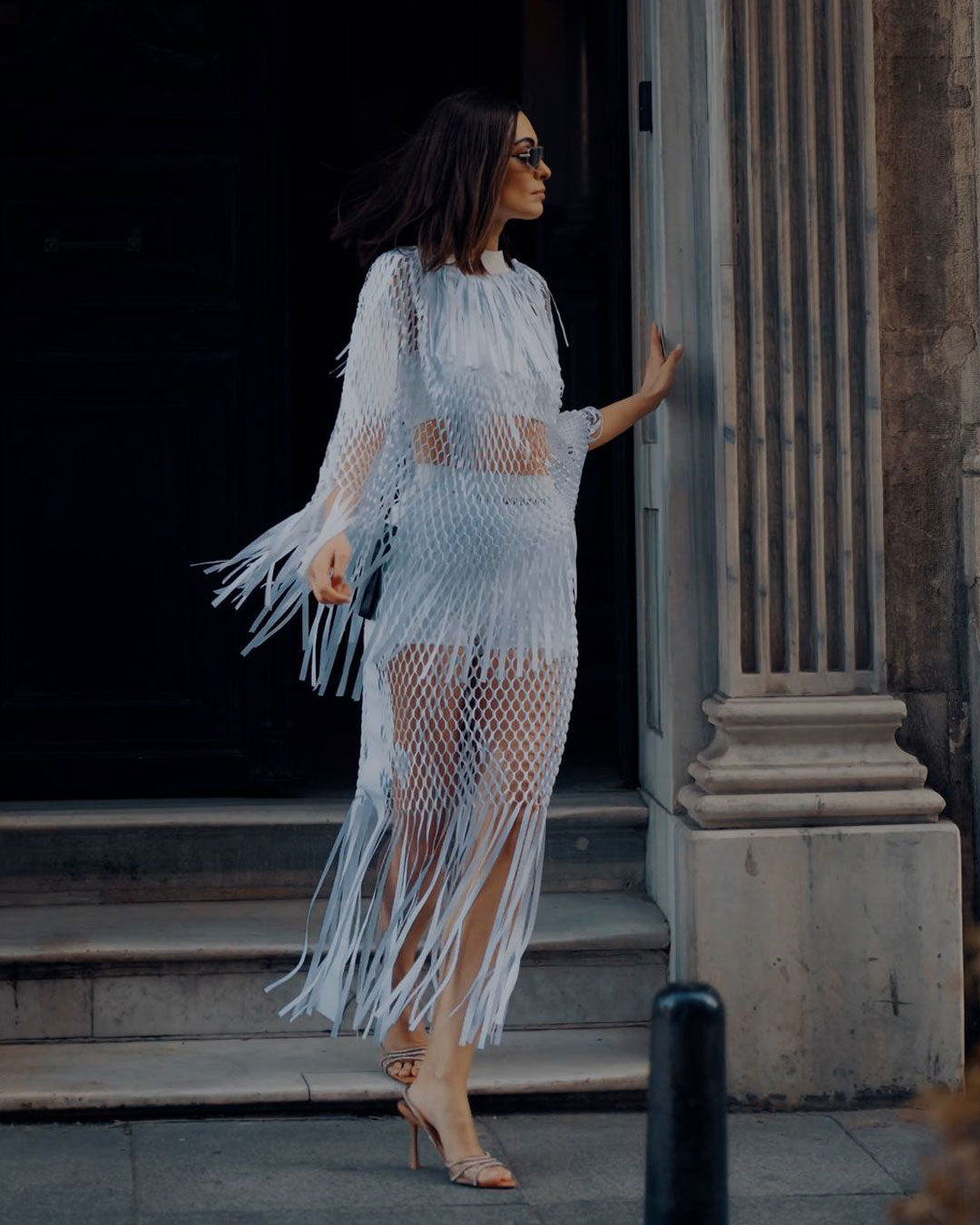 Burcu Aslan Dress MIROLA LOOK (TOTAL 4 PIECES)