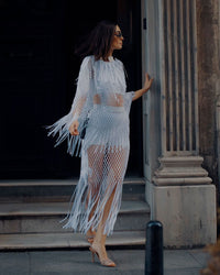 Burcu Aslan Dress MIROLA LOOK (TOTAL 4 PIECES)