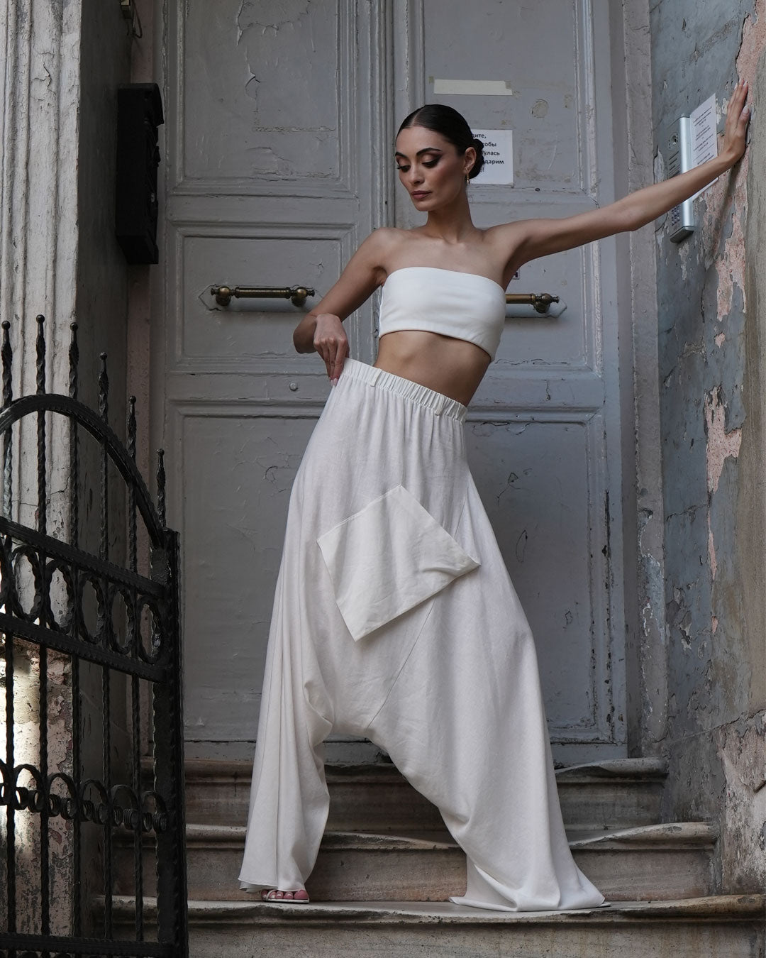 Burcu Aslan Shalwar ASYO LINEN SHALWAR