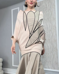 Burcu Aslan Blouse POLIRO OVERSIZE FLEXIBLE VISCOSE BLOUSE