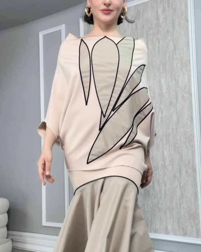 Burcu Aslan Blouse POLIRO OVERSIZE FLEXIBLE VISCOSE BLOUSE