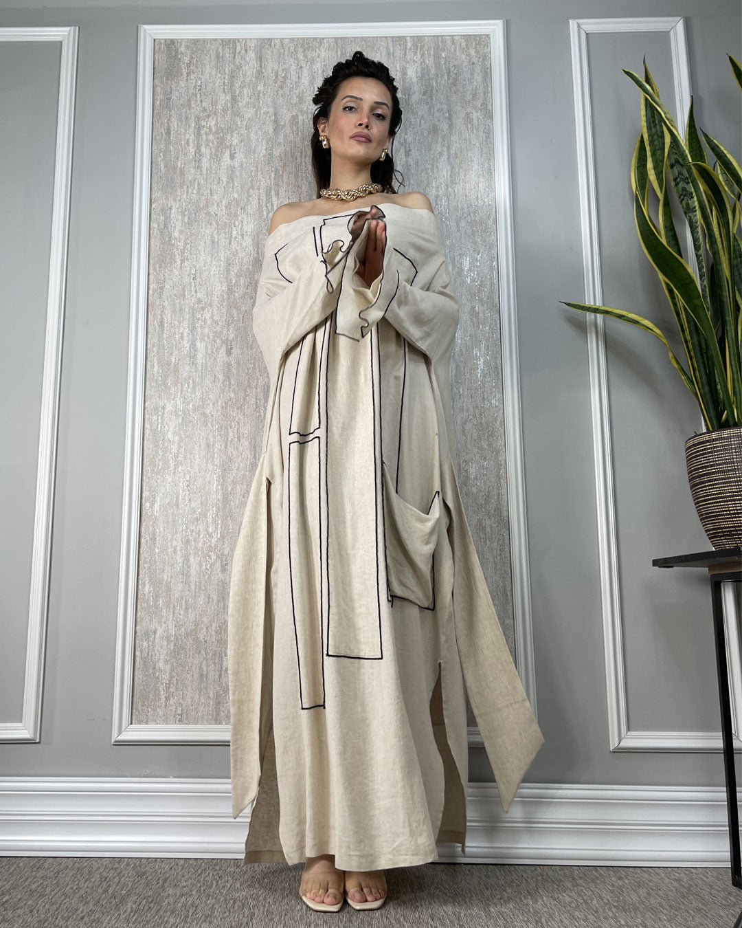 burcuaslan Dress ZOMA LINEN DRESS