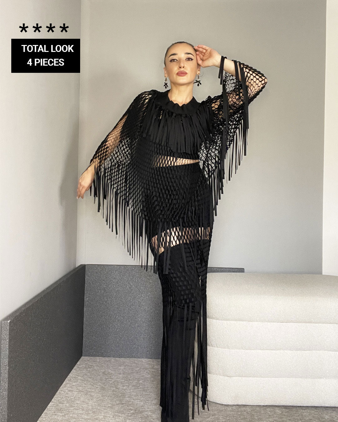Burcu Aslan Kıyafet ve Aksesuarlar TOTAL LOOK 2 (4 PIECES)
