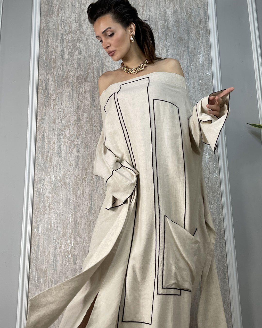 burcuaslan Dress ZOMA LINEN DRESS