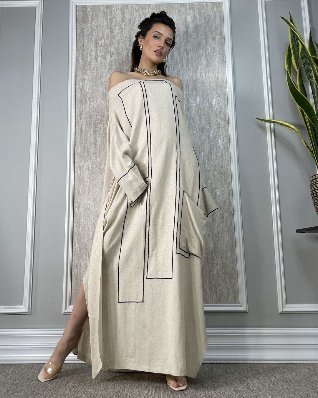 burcuaslan Dress ZOMA LINEN DRESS