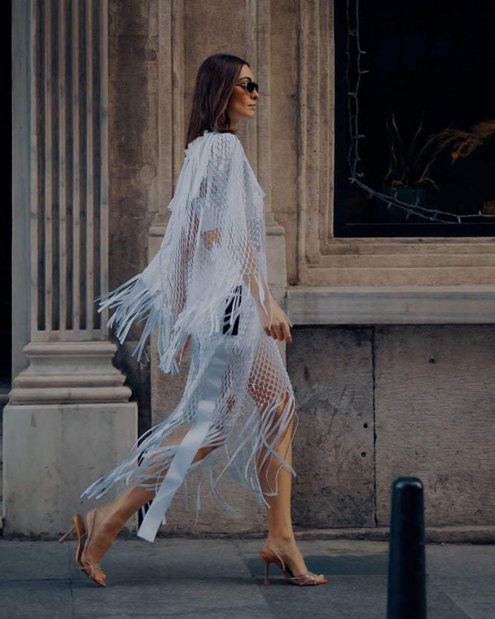Burcu Aslan Dress MIROLA LOOK (TOTAL 4 PIECES)