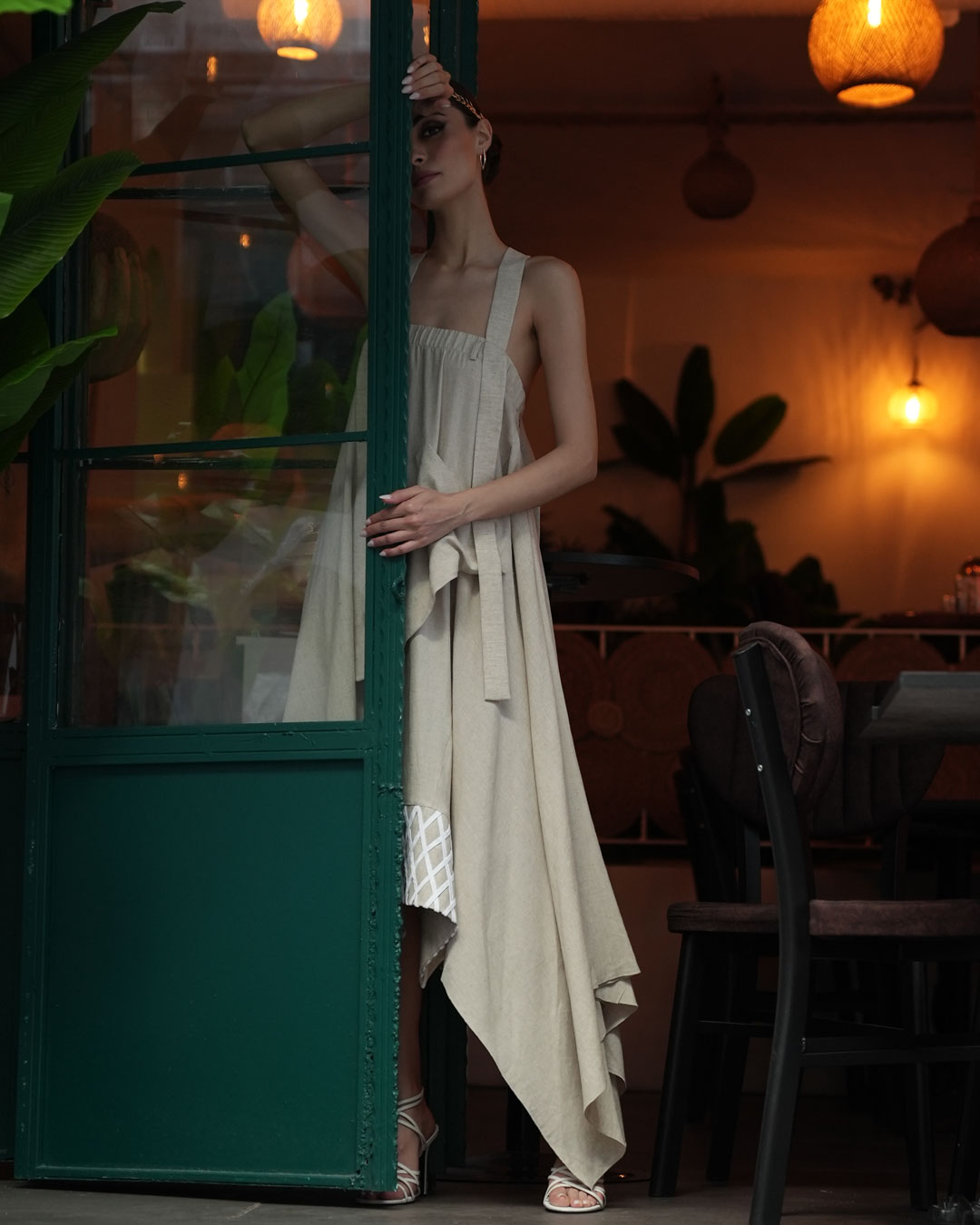 Burcu Aslan Dress TAYE LINEN DRESS