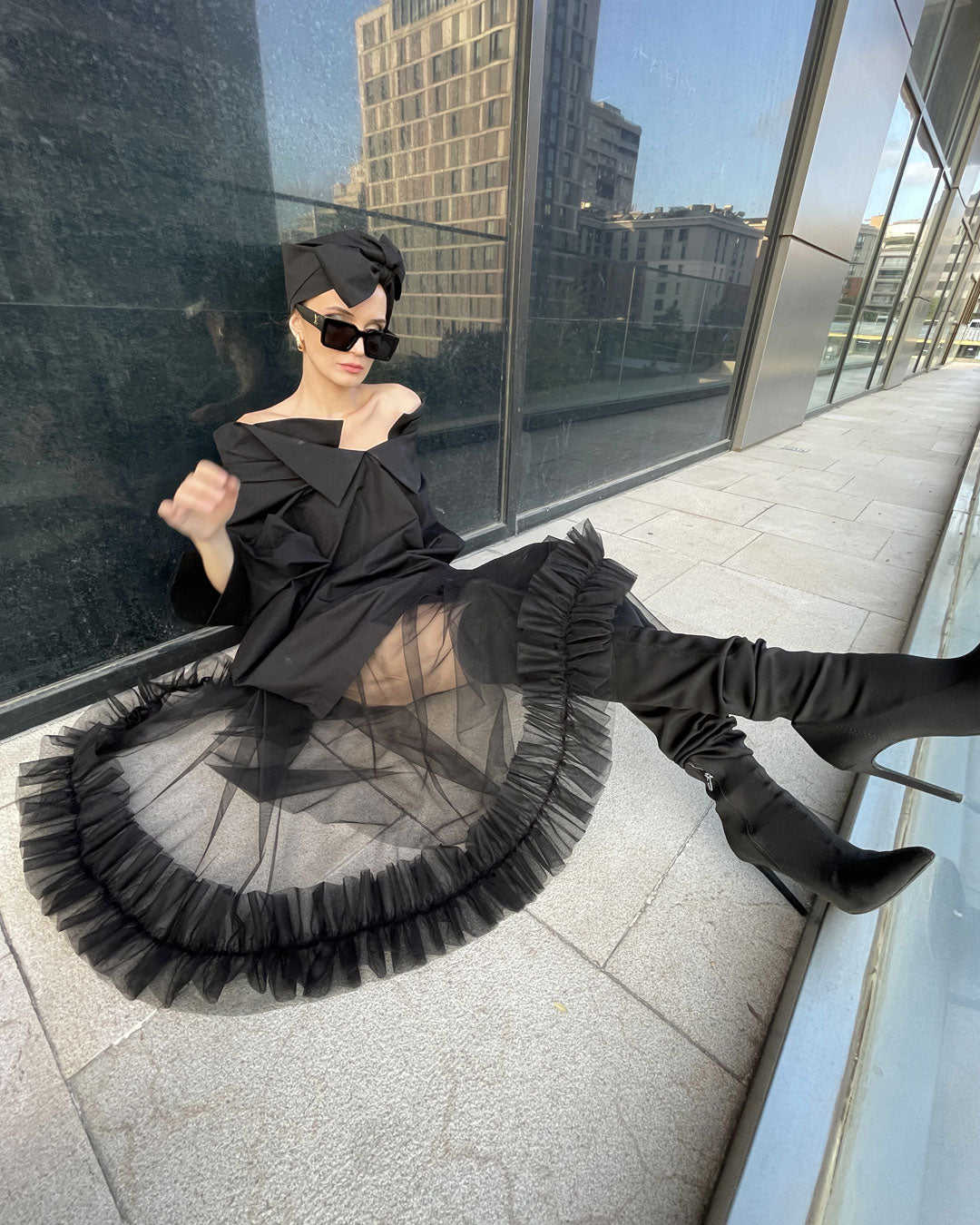 Burcu Aslan Skirt BASOLA TULLE SKIRT