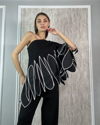 Burcu Aslan Blouse GORMA LIMITED EDITION FLEXIBLE CLOAK-BLOUSE