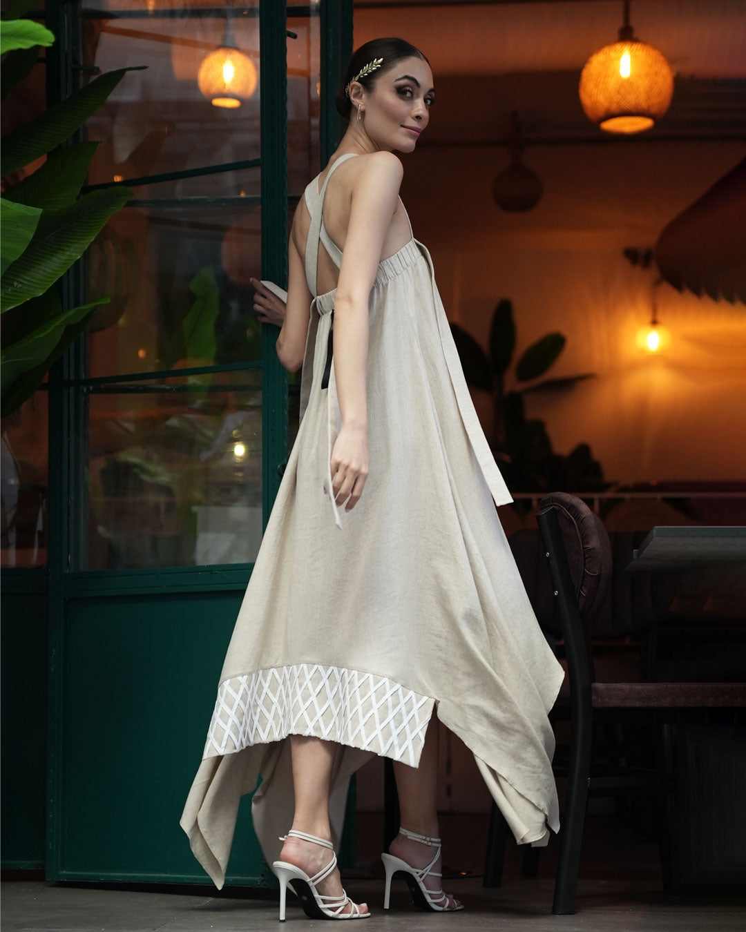Burcu Aslan Dress TAYE LINEN DRESS