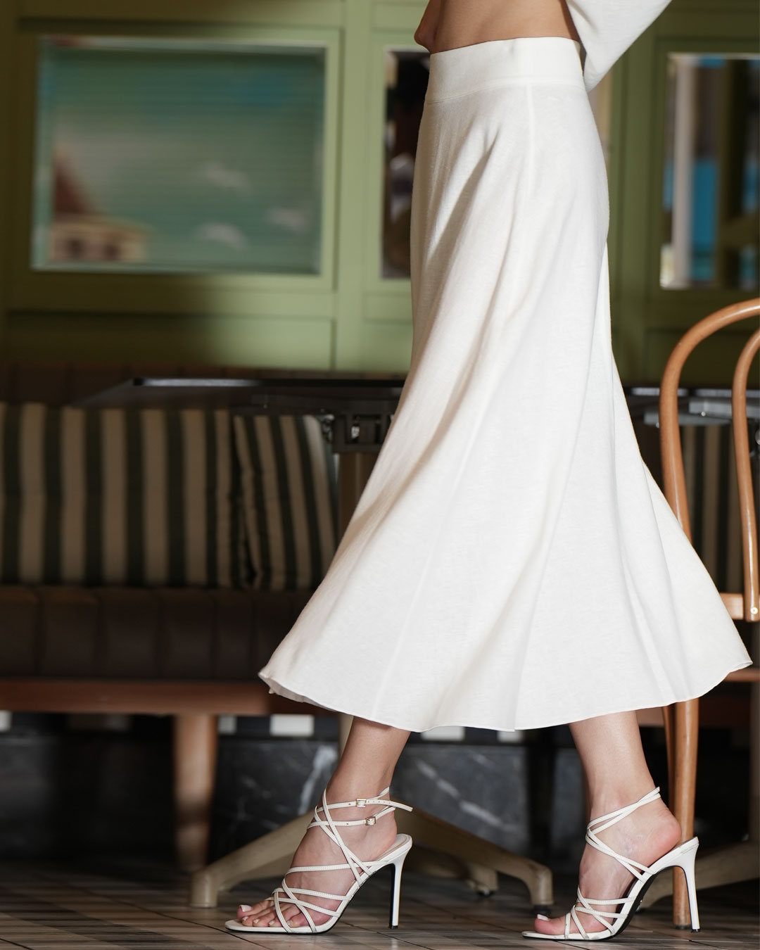 Burcu Aslan Skirt NELI LINEN SKIRT