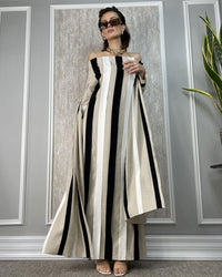 Burcu Aslan Dress TINOLA DRESS & SHAWL SET