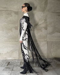 Burcu Aslan Dress OTE MESH FULL LENGTH TOP DRESS