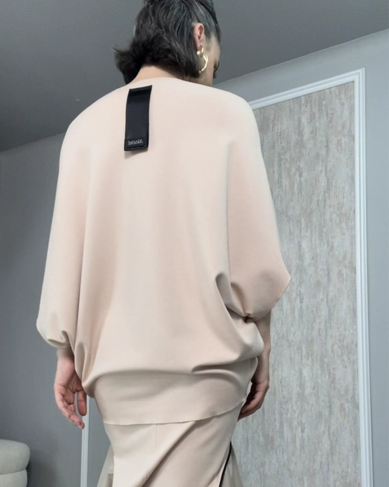 Burcu Aslan Blouse POLIRO OVERSIZE FLEXIBLE VISCOSE BLOUSE