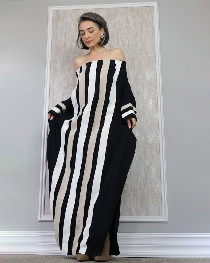 Burcu Aslan Dress RAGAR VISCOSE DRESS & SHAWL