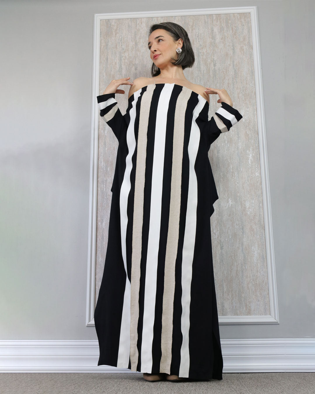 Burcu Aslan Dress RAGAR VISCOSE DRESS & SHAWL