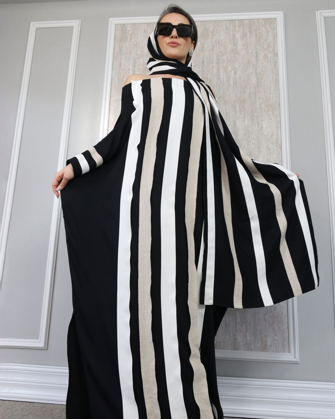 Burcu Aslan Dress RAGAR VISCOSE DRESS & SHAWL