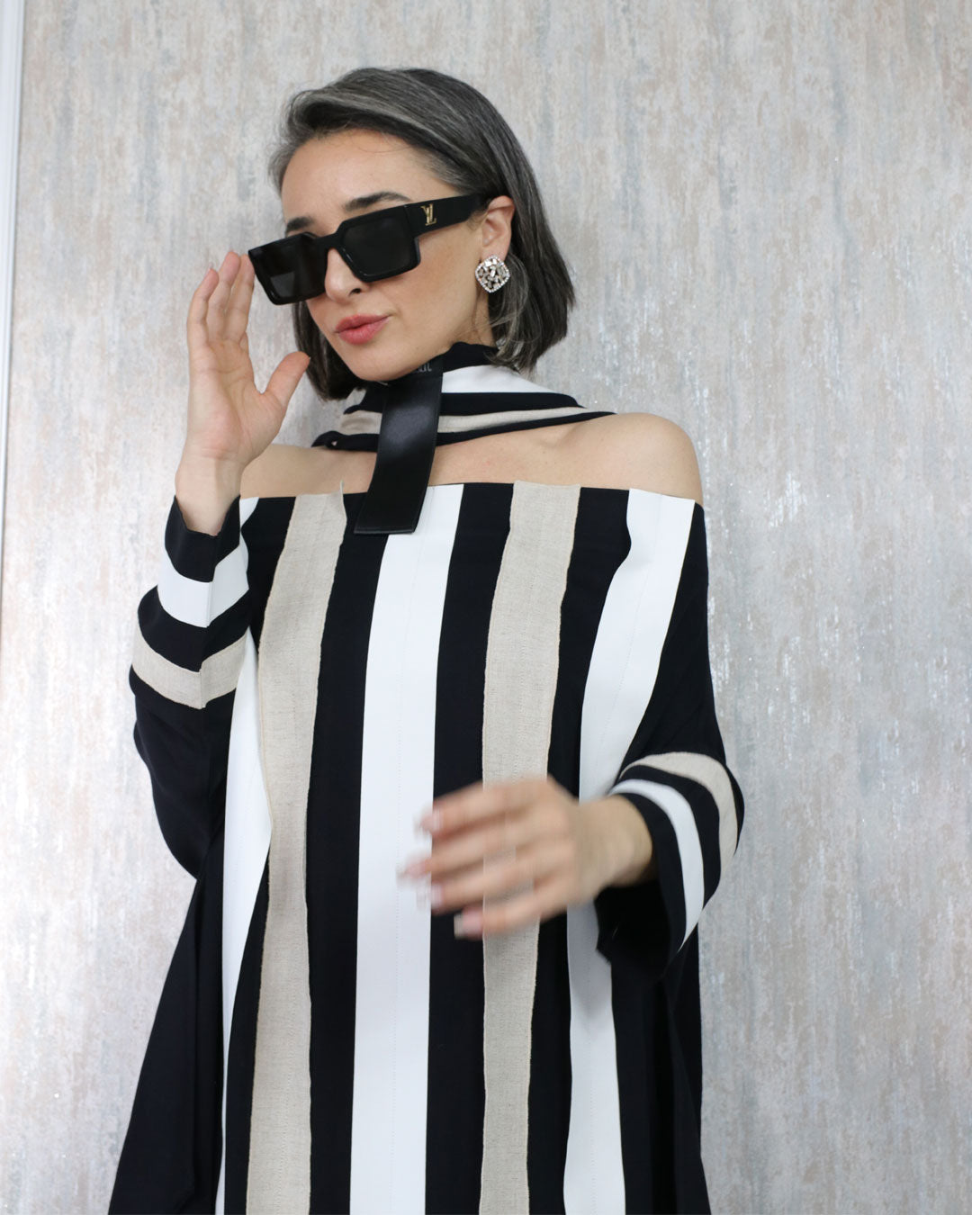 Burcu Aslan Dress RAGAR VISCOSE DRESS & SHAWL