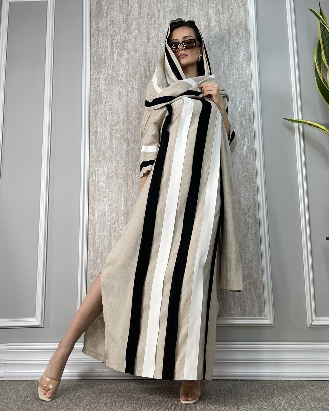 Burcu Aslan Dress TINOLA DRESS & SHAWL SET