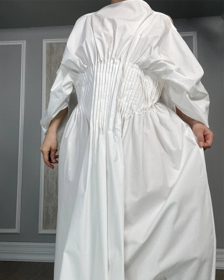 Burcu Aslan Dress VOREL OVERSIZE COTTON DRESS