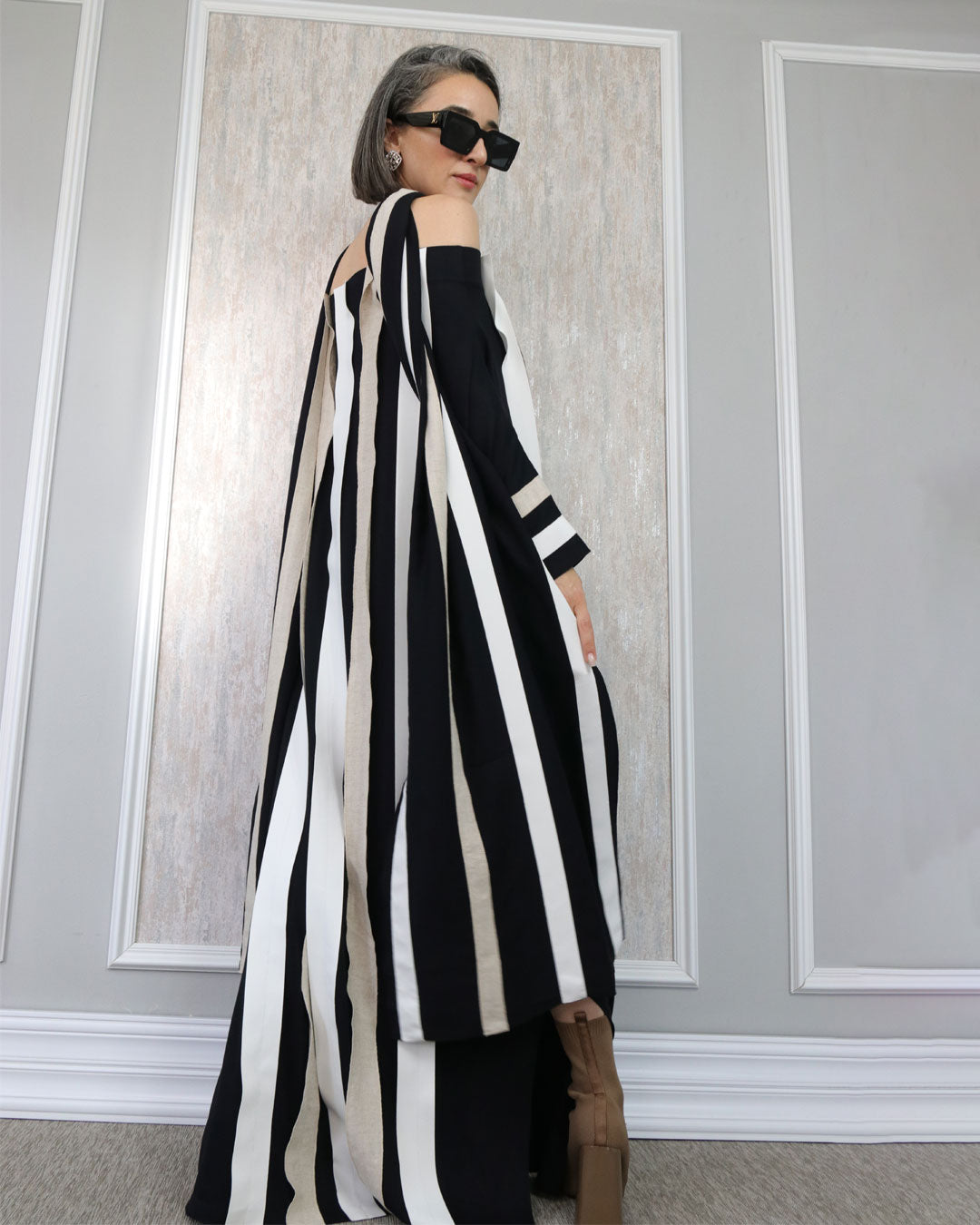 Burcu Aslan Dress RAGAR VISCOSE DRESS & SHAWL