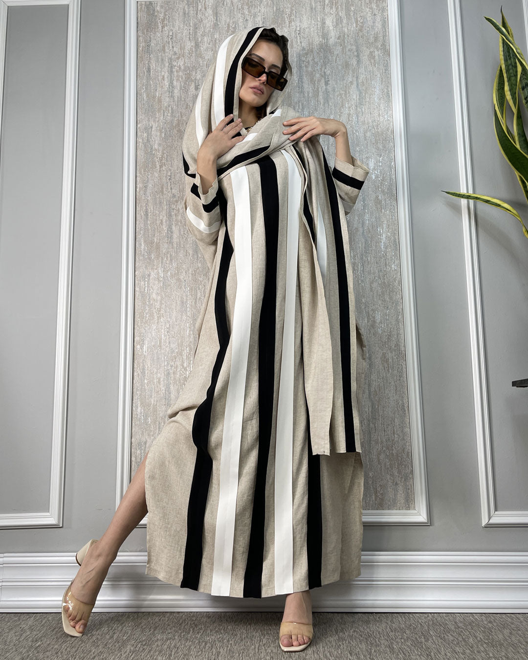 Burcu Aslan Dress TINOLA DRESS & SHAWL SET