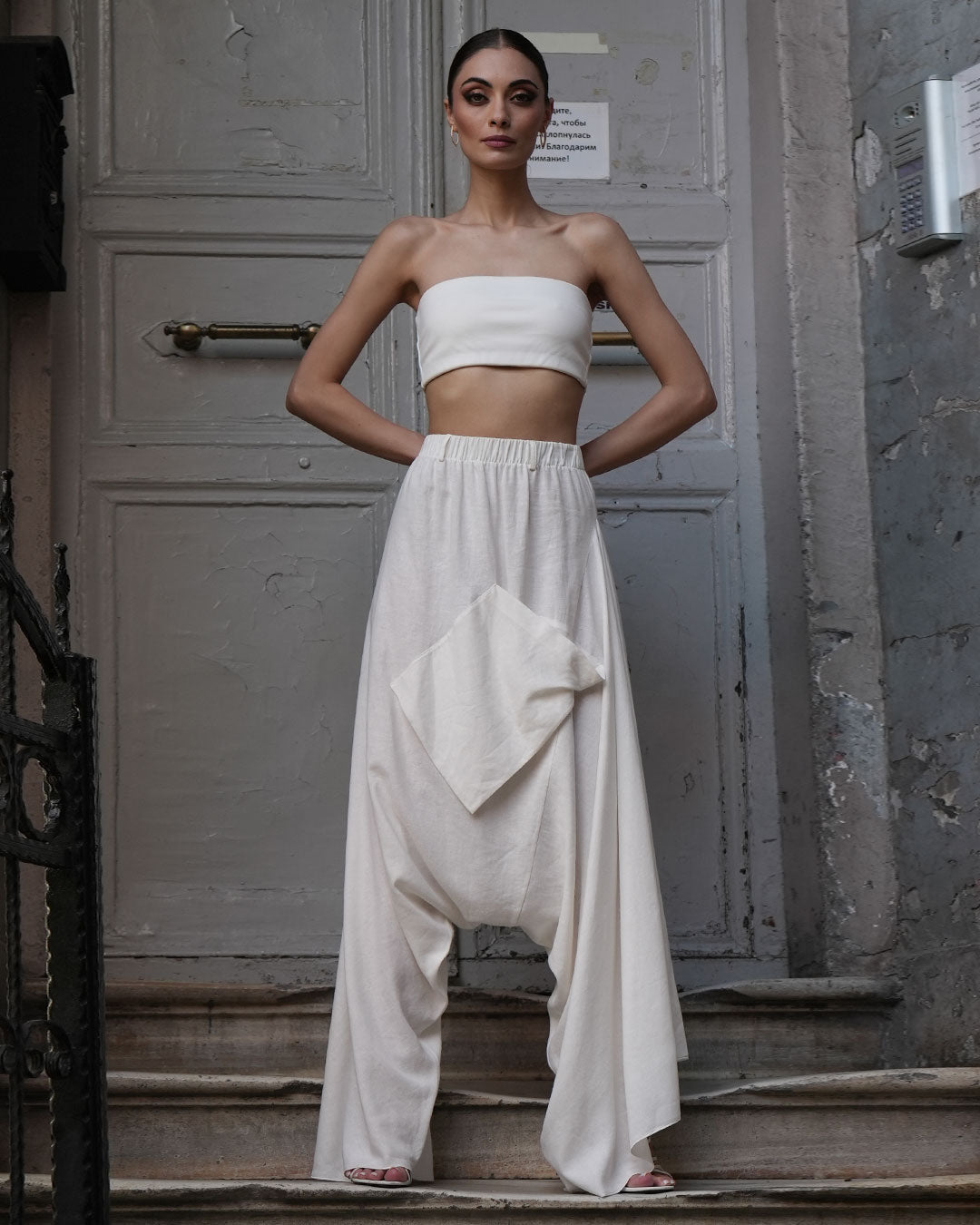 Burcu Aslan Shalwar ASYO LINEN SHALWAR