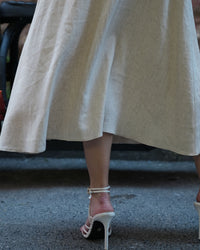 Burcu Aslan Skirt LANE LINEN SKIRT