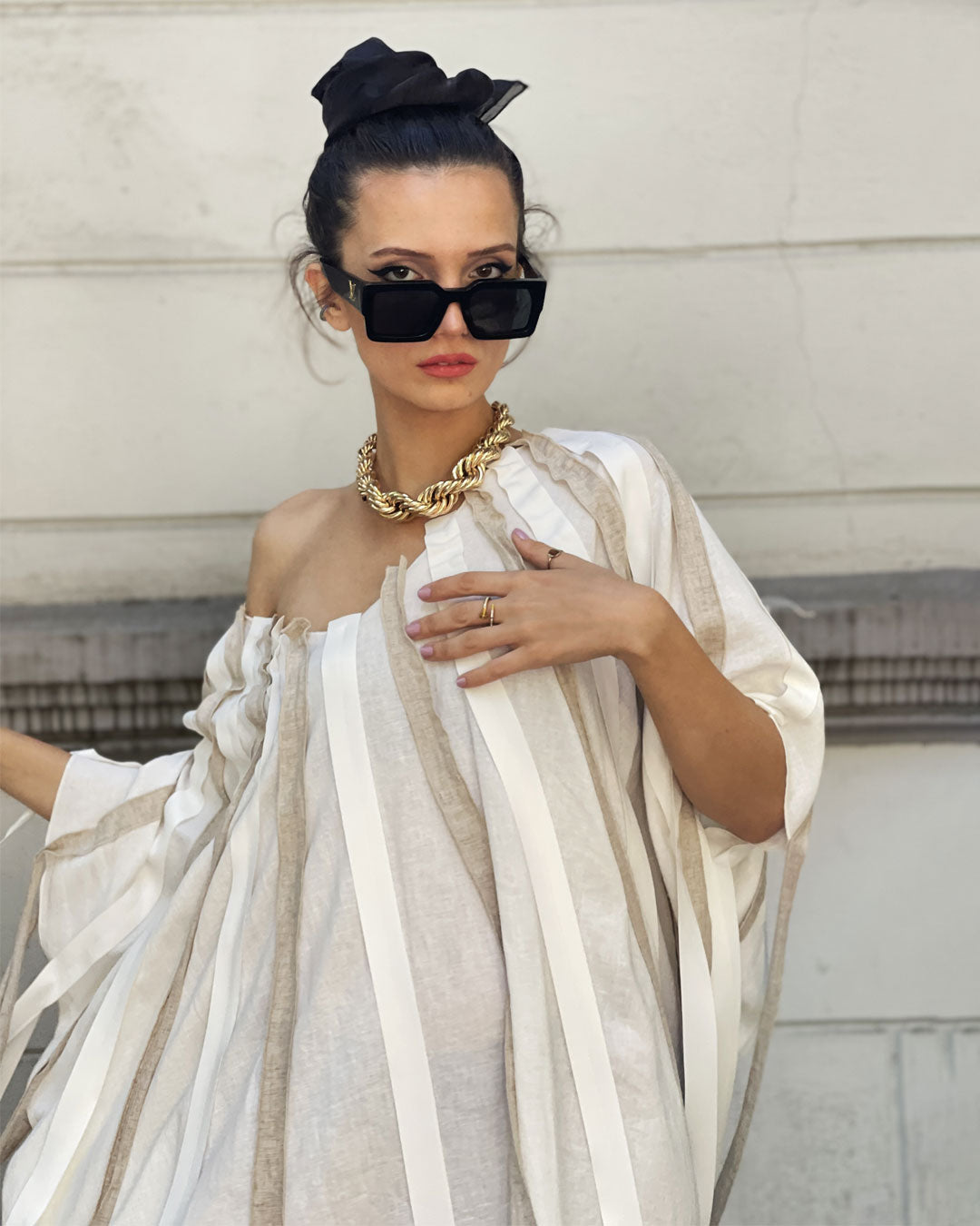 Burcu Aslan Dress OBU LINEN DRESS