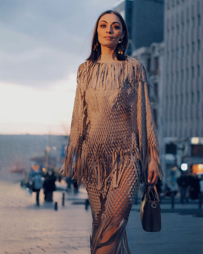 Burcu Aslan Dress VERANO LOOK (4 PIECES)
