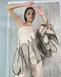 Burcu Aslan Blouse BAN LIMITED EDITION FLEXIBLE CLOAK -BLOUSE