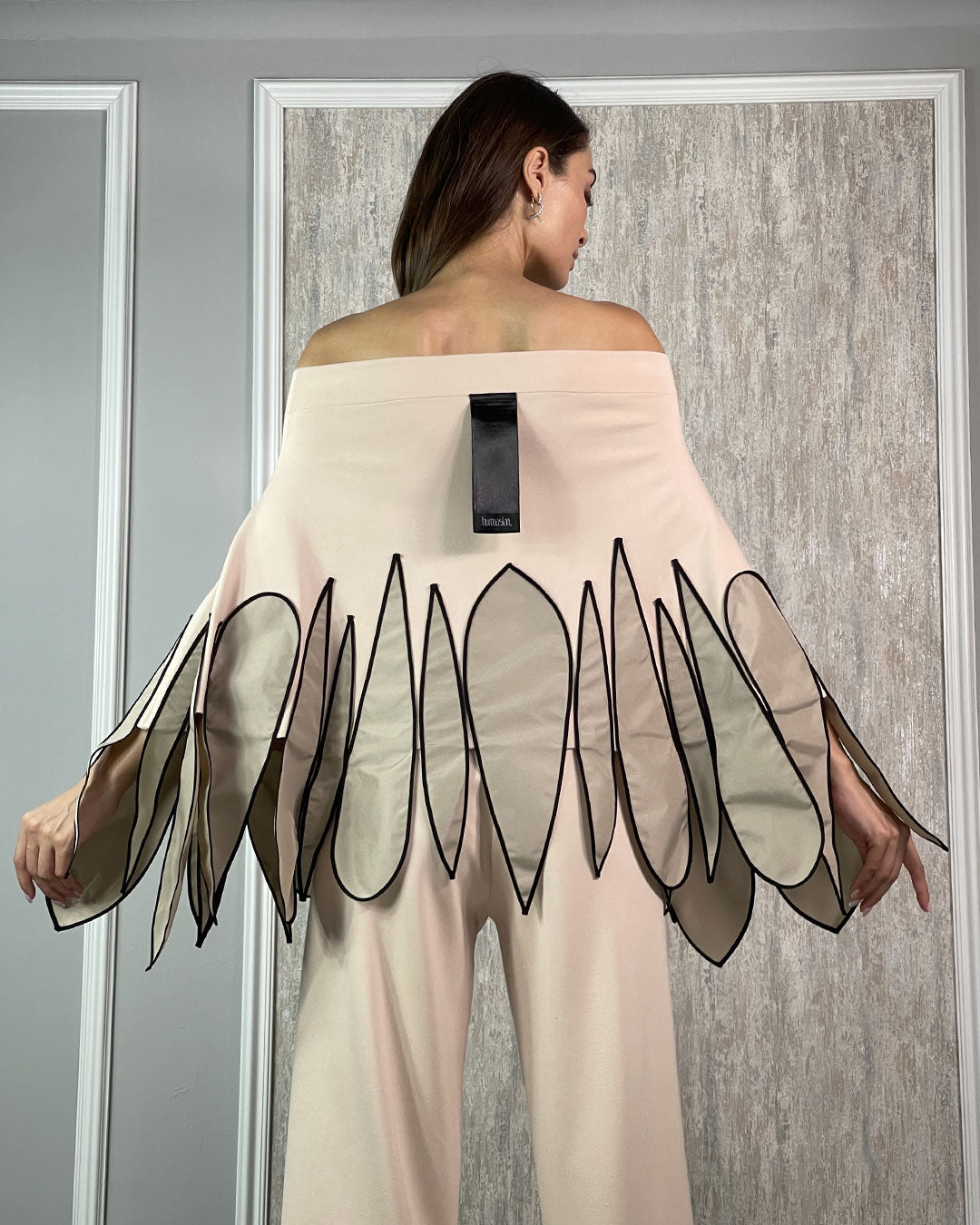Burcu Aslan Blouse BAN LIMITED EDITION FLEXIBLE CLOAK -BLOUSE
