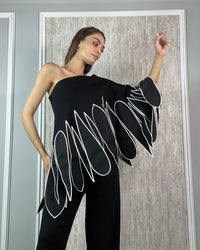 Burcu Aslan Blouse GORMA LIMITED EDITION FLEXIBLE CLOAK-BLOUSE
